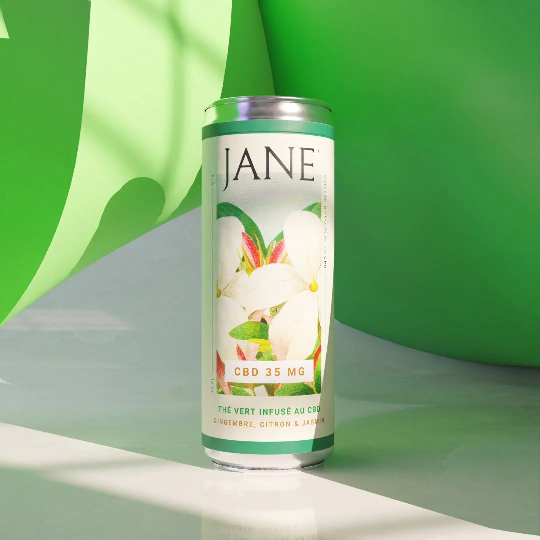 Boisson CBD gingembre citron jasmin – Jane