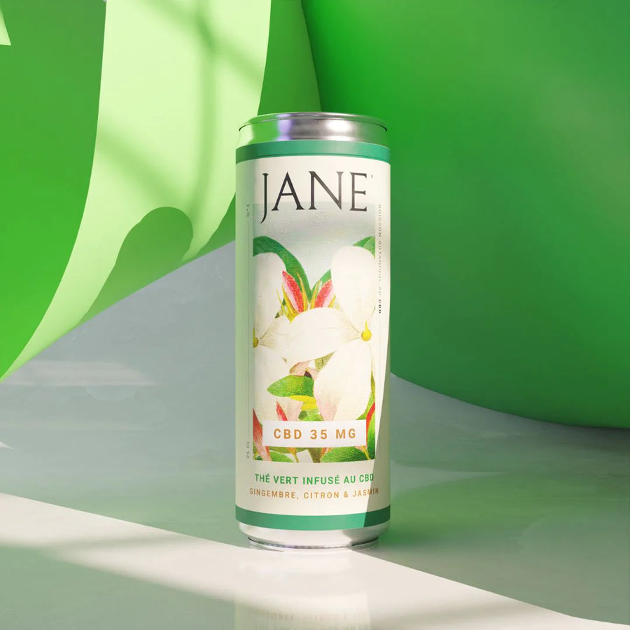 Boisson CBD gingembre citron jasmin – Jane