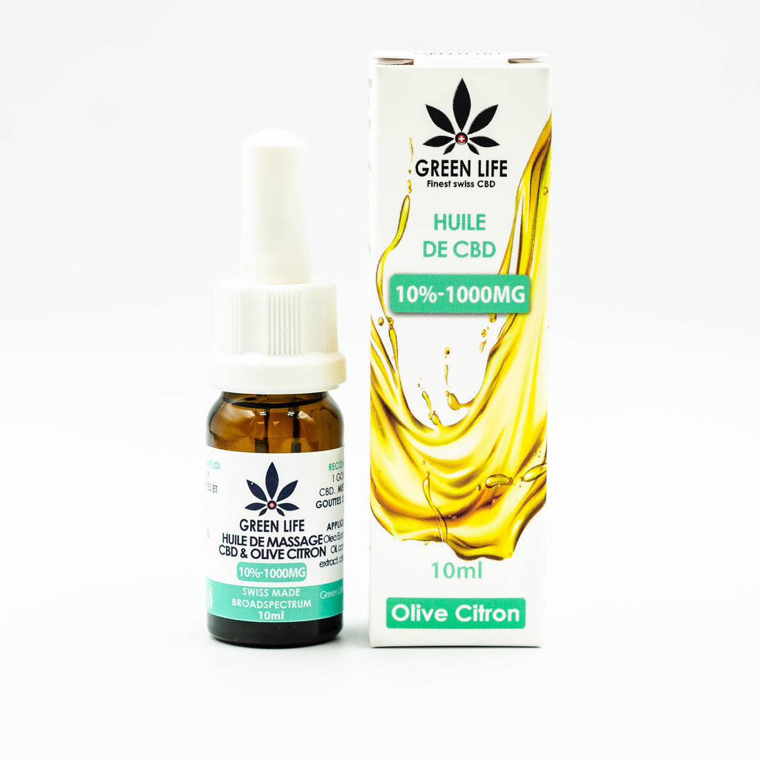 Huile CBD 10% Broad Spectrum 10 ml – Green Life
