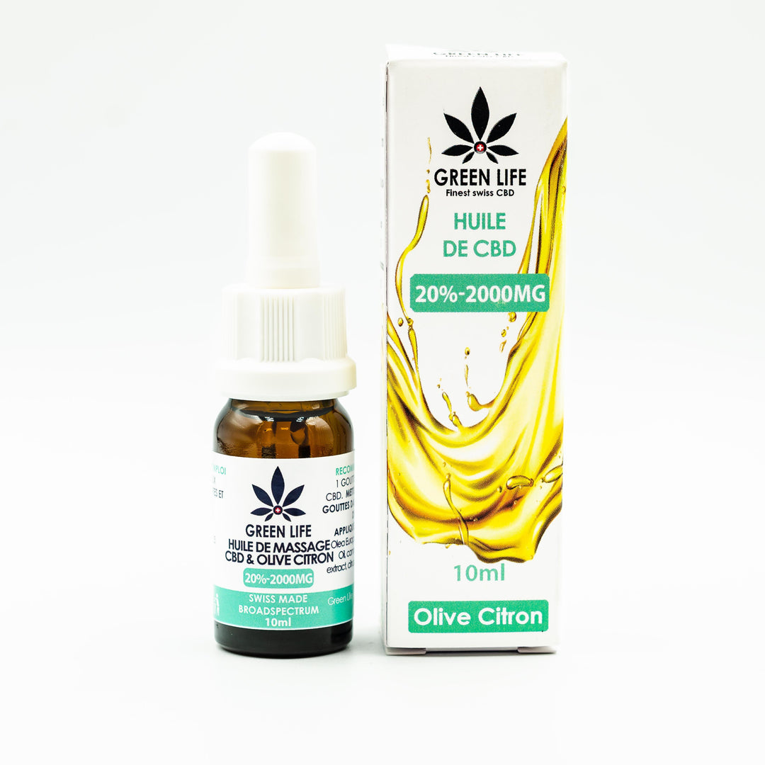 CBD Oil 20% Broad Spectrum - 10ml | Green Life – Suisse CBD