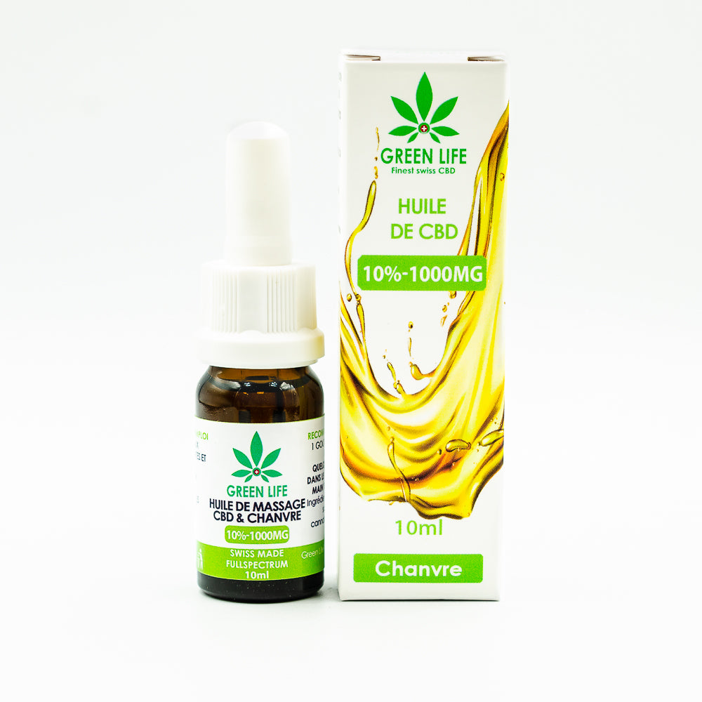 Huile CBD 10% Full Spectrum 10 ml – Green Life