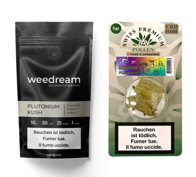 Pack Plutonium Kush – Fleur & Pollen