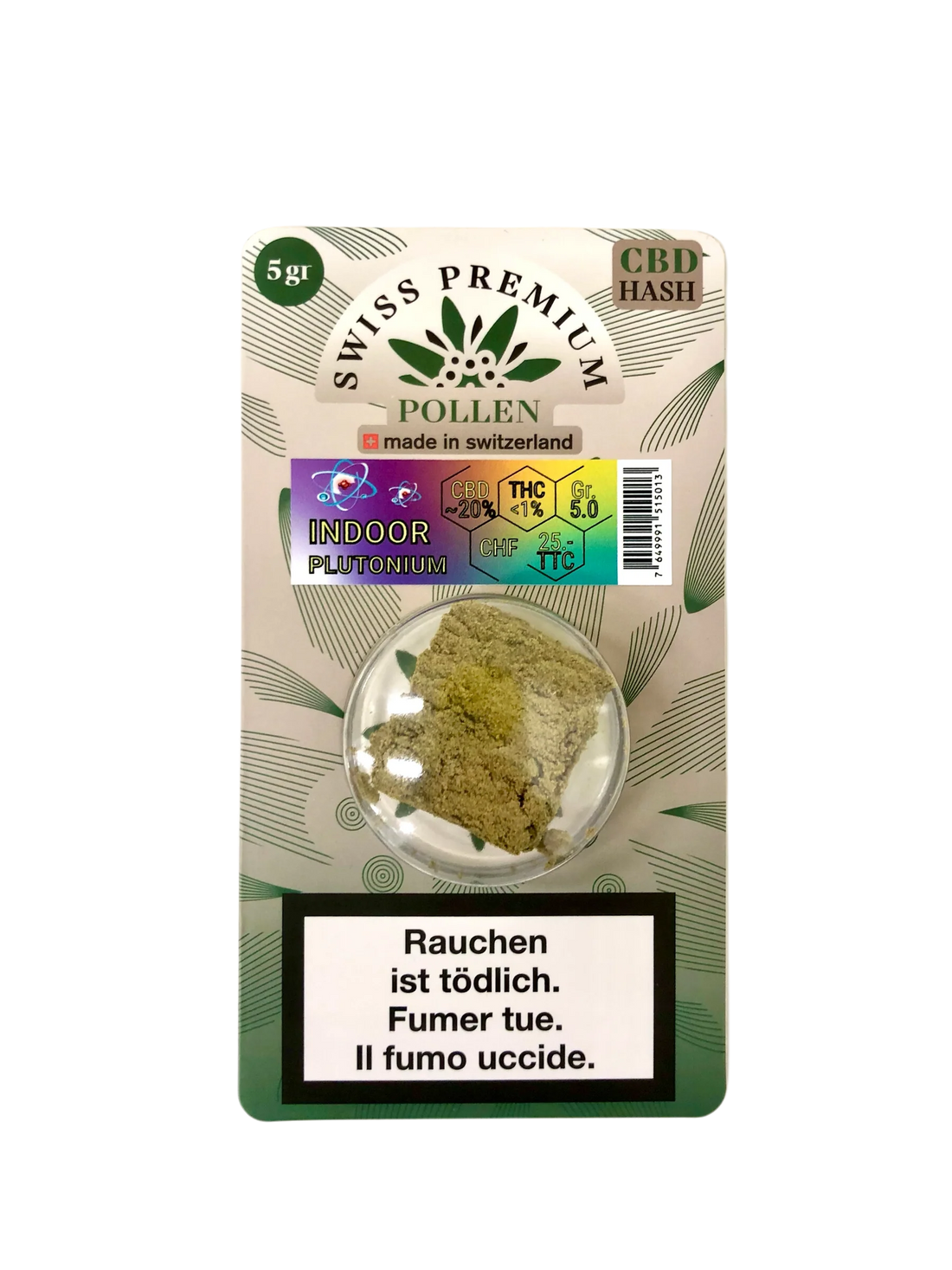 Plutonium Indoor – pollen CBD Swiss Premium Pollen