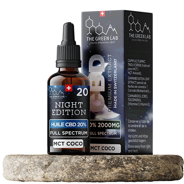 Huile CBD Night Edition - MCT Coco Full Spectrum