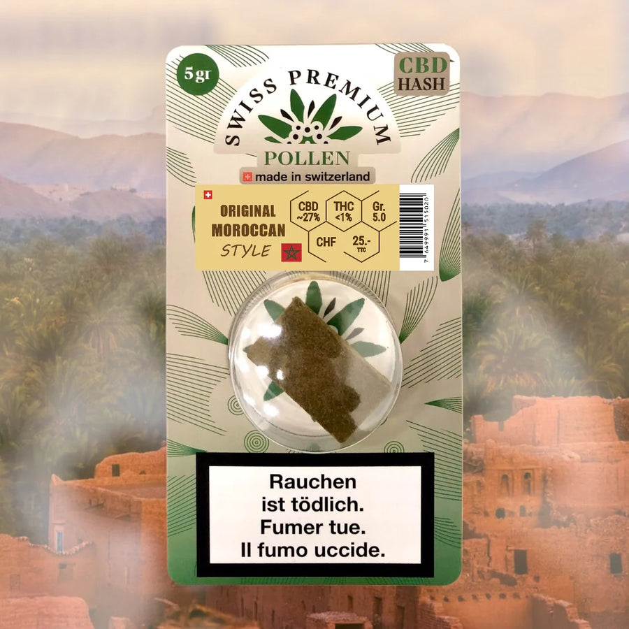 Original Moroccan Style – hash CBD Swiss Premium Pollen