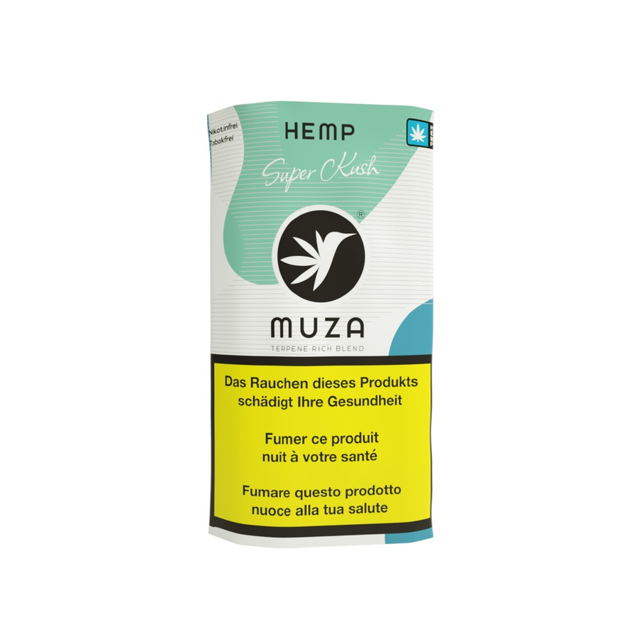 MUZA Hemp Super Kush – substitut de tabac sans nicotine
